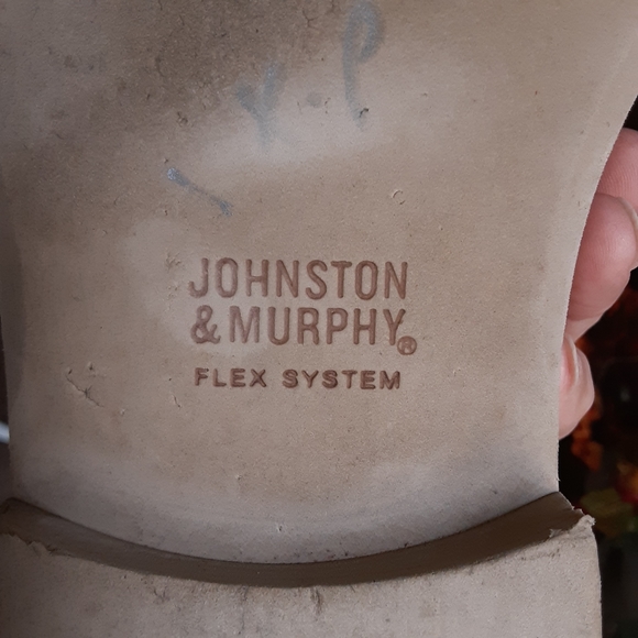 Johnston and Murphy,  FLEX SYSTEM, SHEEPSKIN, Size 11 M, Brown & Tan Saddles - Picture 9 of 13